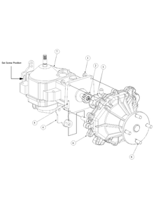 Assembly Pump Right Hand Diagram and Parts List for M48-KWS 53AB5D4M150-17-HP Cub Cadet Lawn Tractor